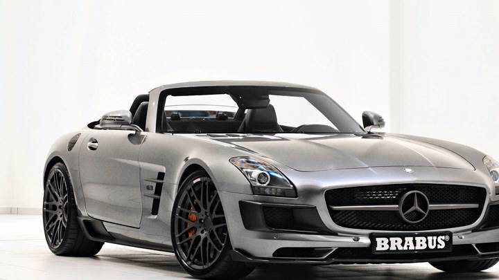Brabus Mercedes-Benz SLS AMG Roadster In Shine Silver